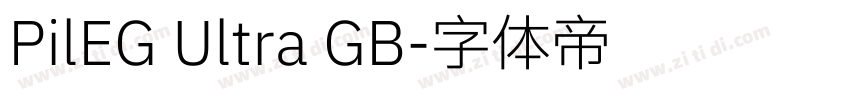 PilEG Ultra GB字体转换